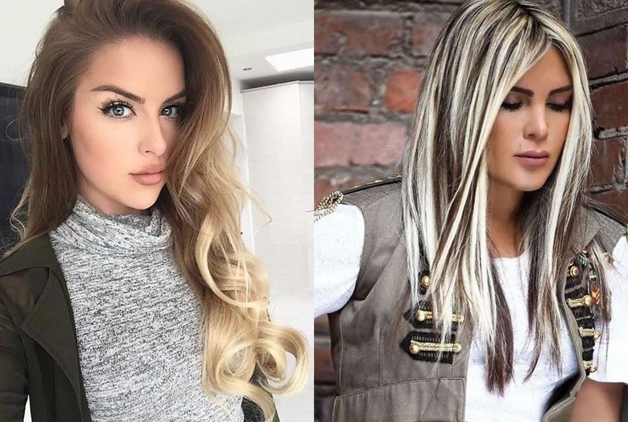 Стильное окрашивание волос