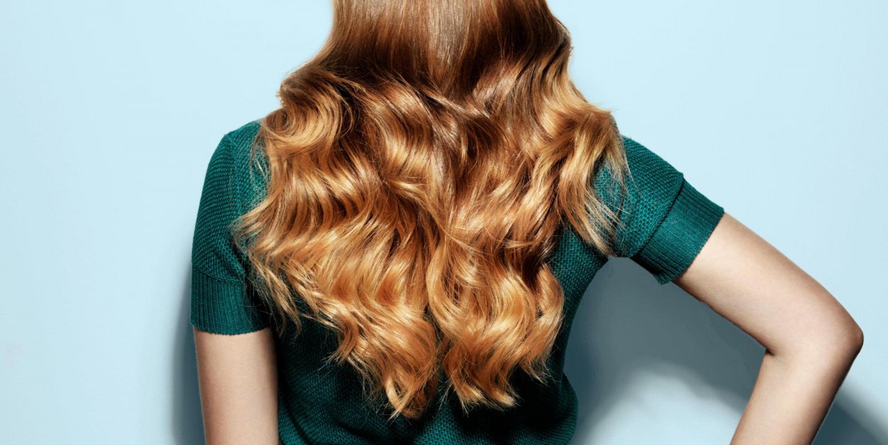 Hair behind