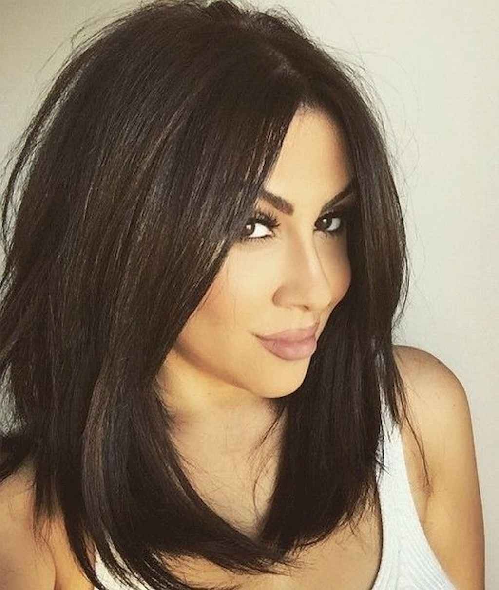Стрижка Lob long-Bob с челкой