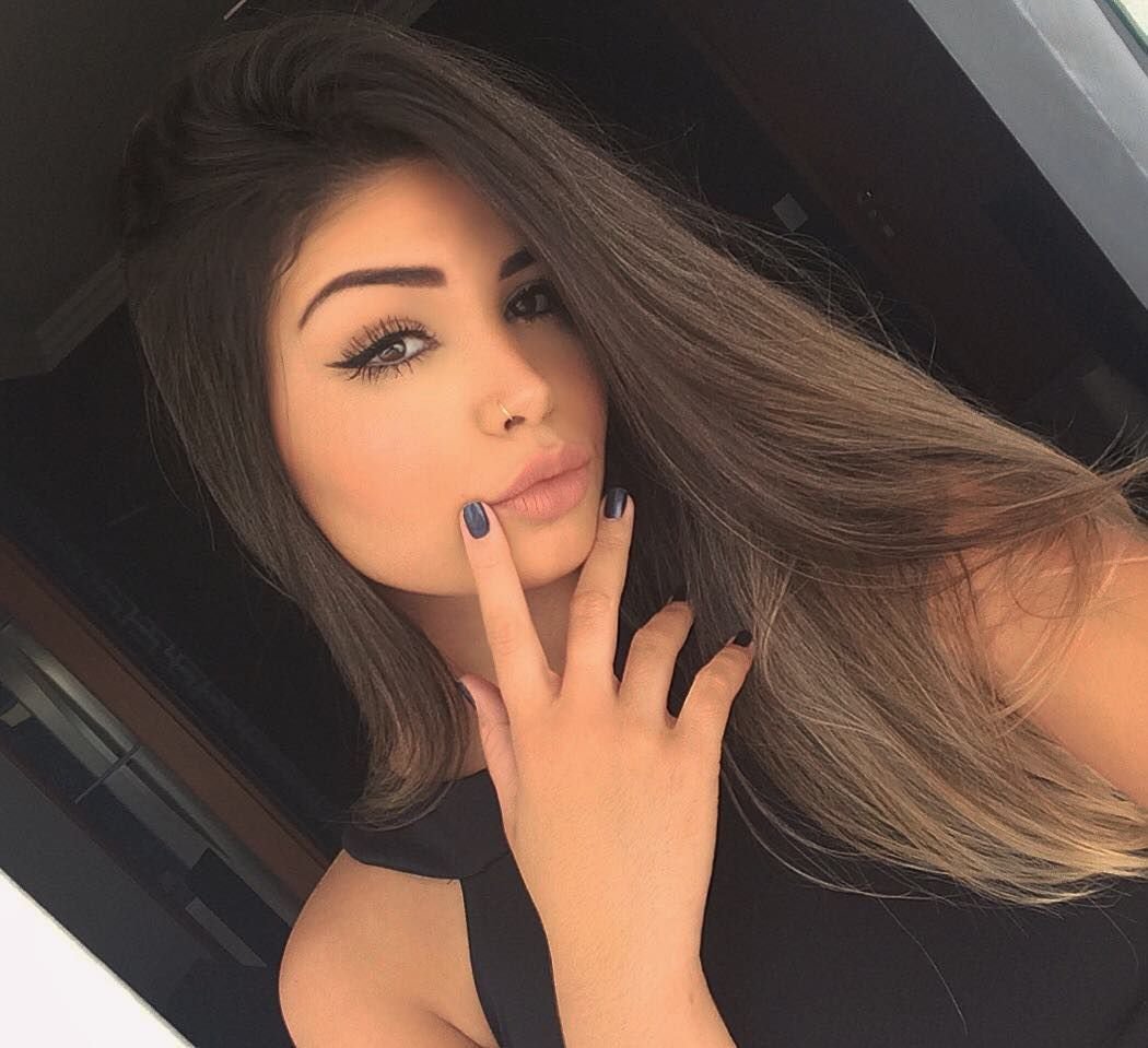 Красивые волосы селфи