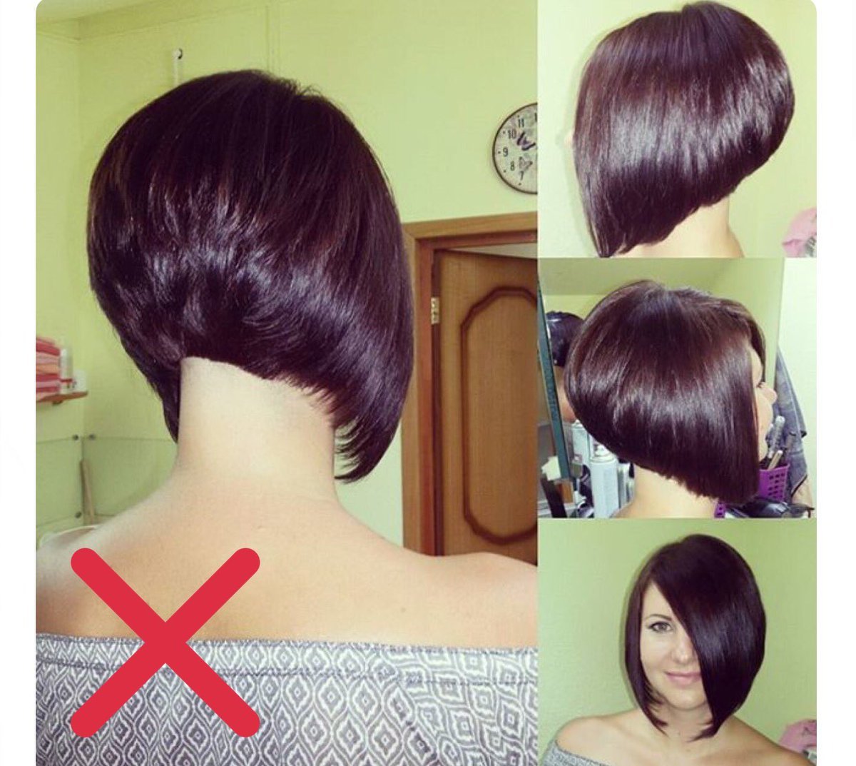 Каре на ножке черное