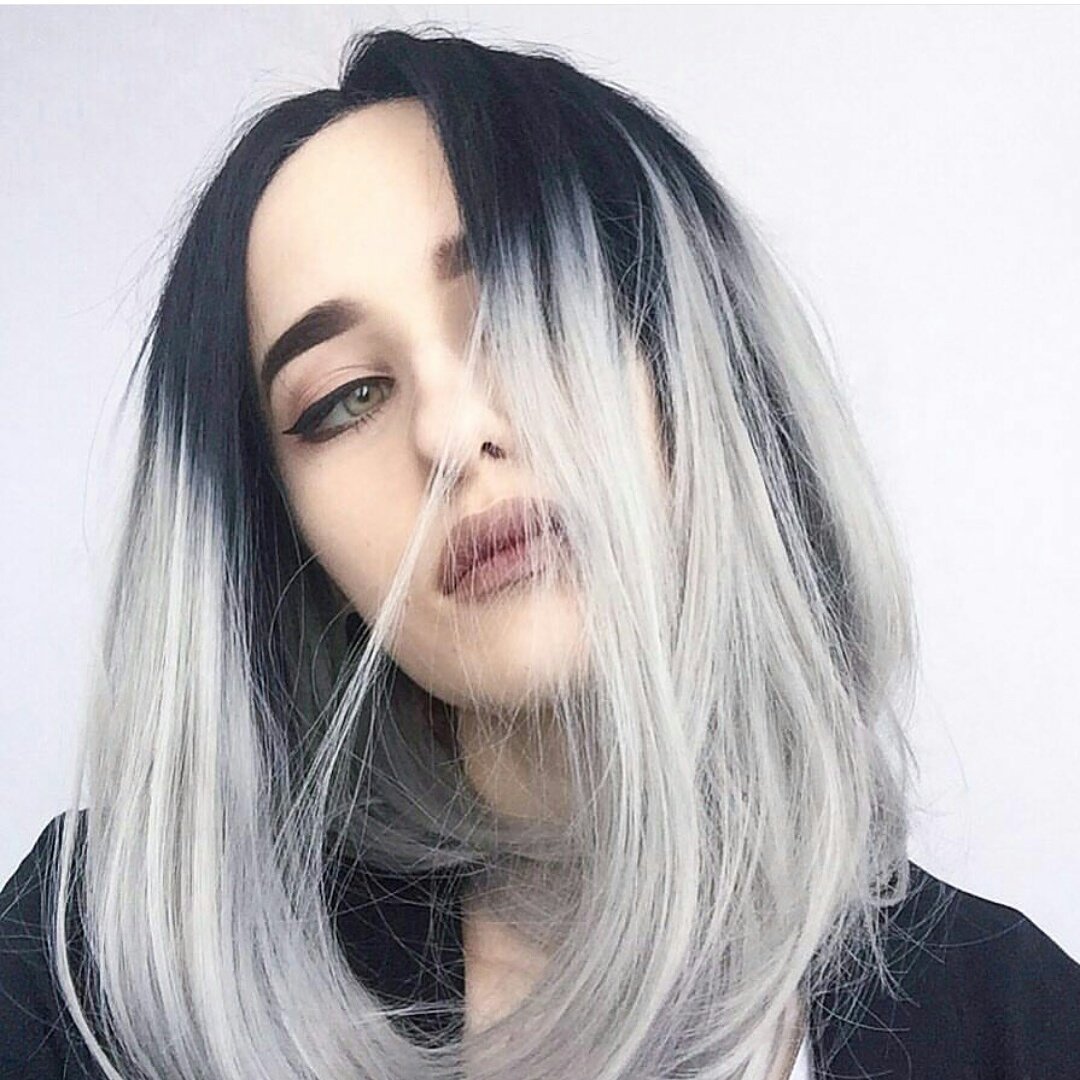 Grey Ombre hair