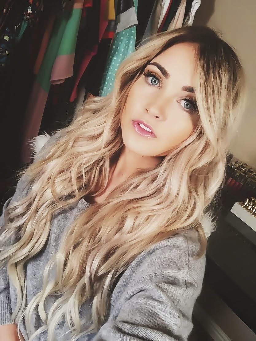 Amazed blonde