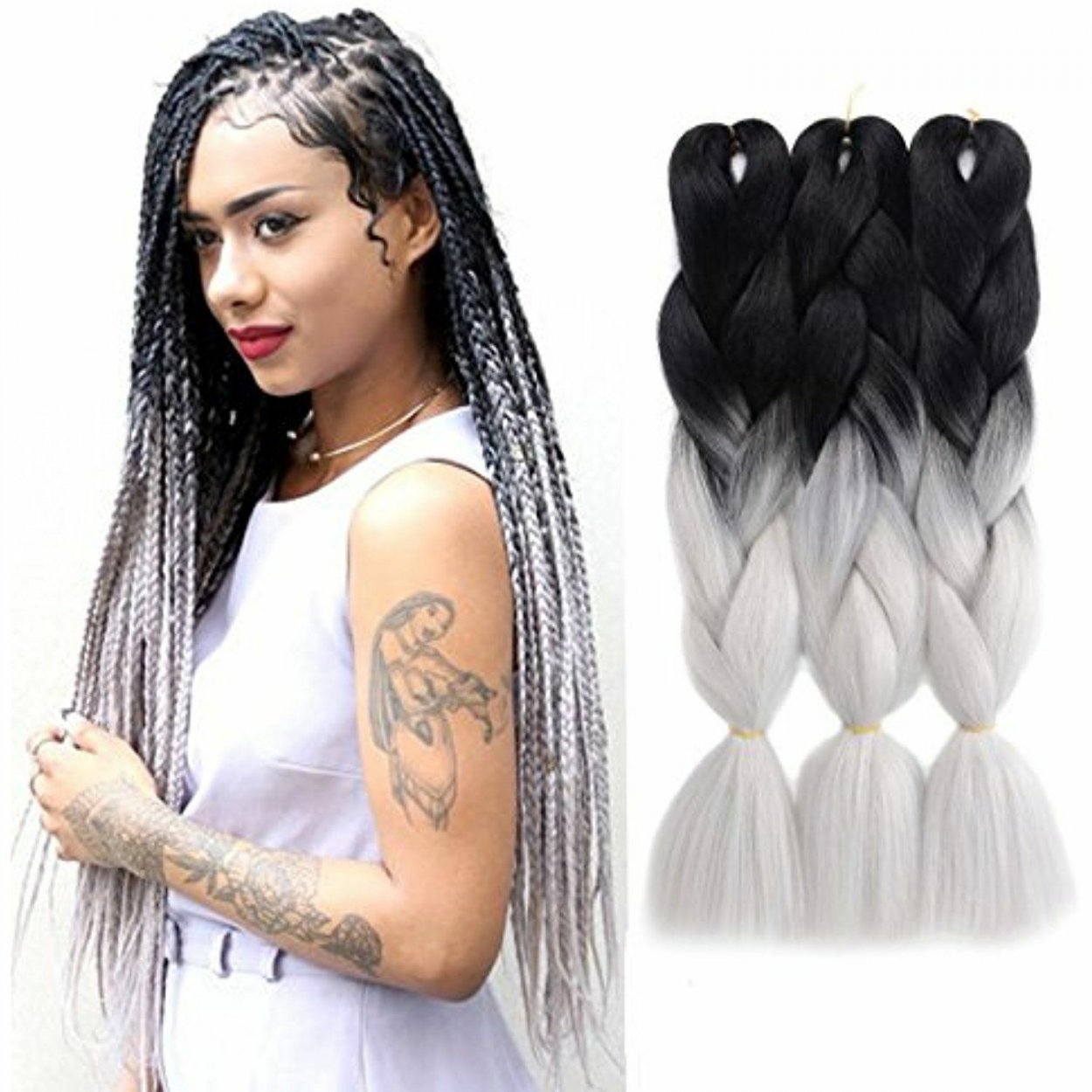 Silver Braid канекалон