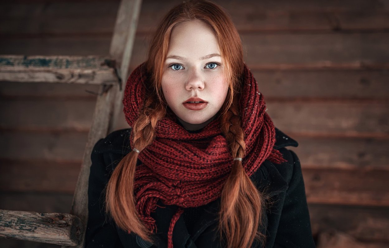 Оливия Винтер модель рыжая
