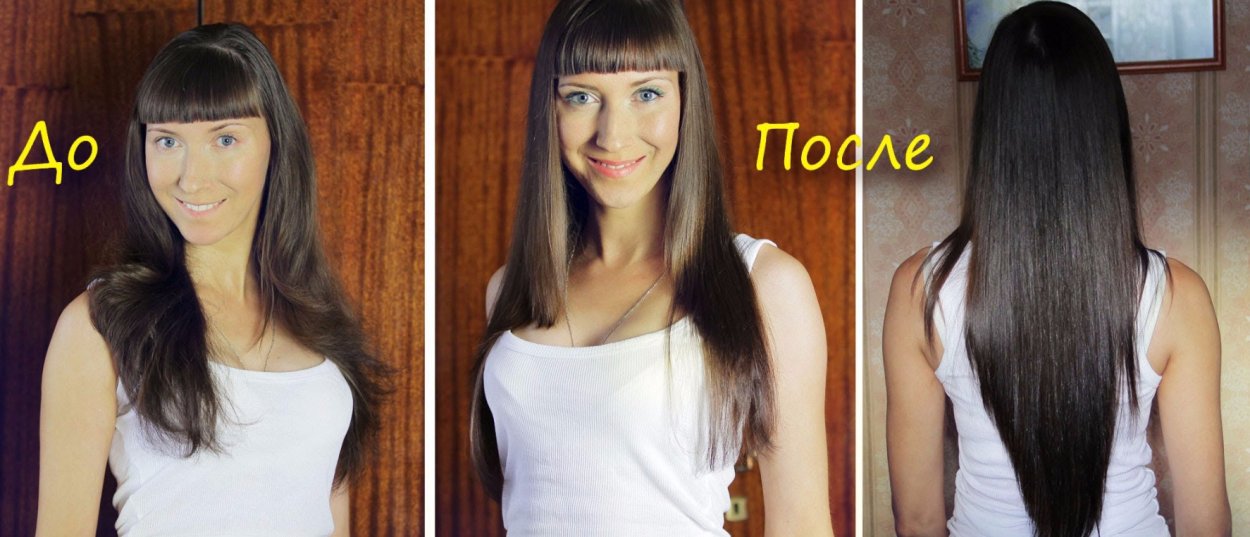 Отросшая густая челка