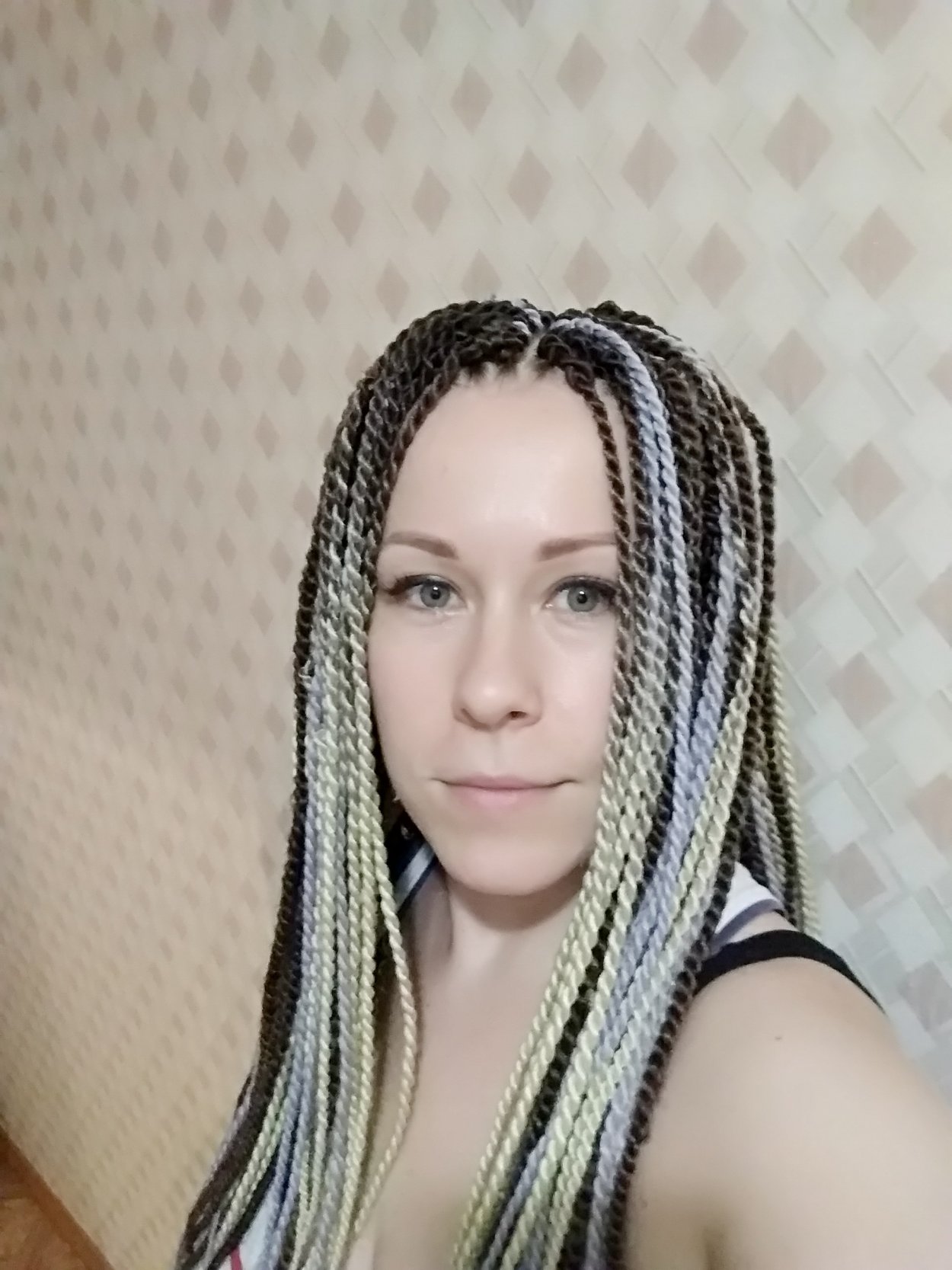 Зизи косички через брейды