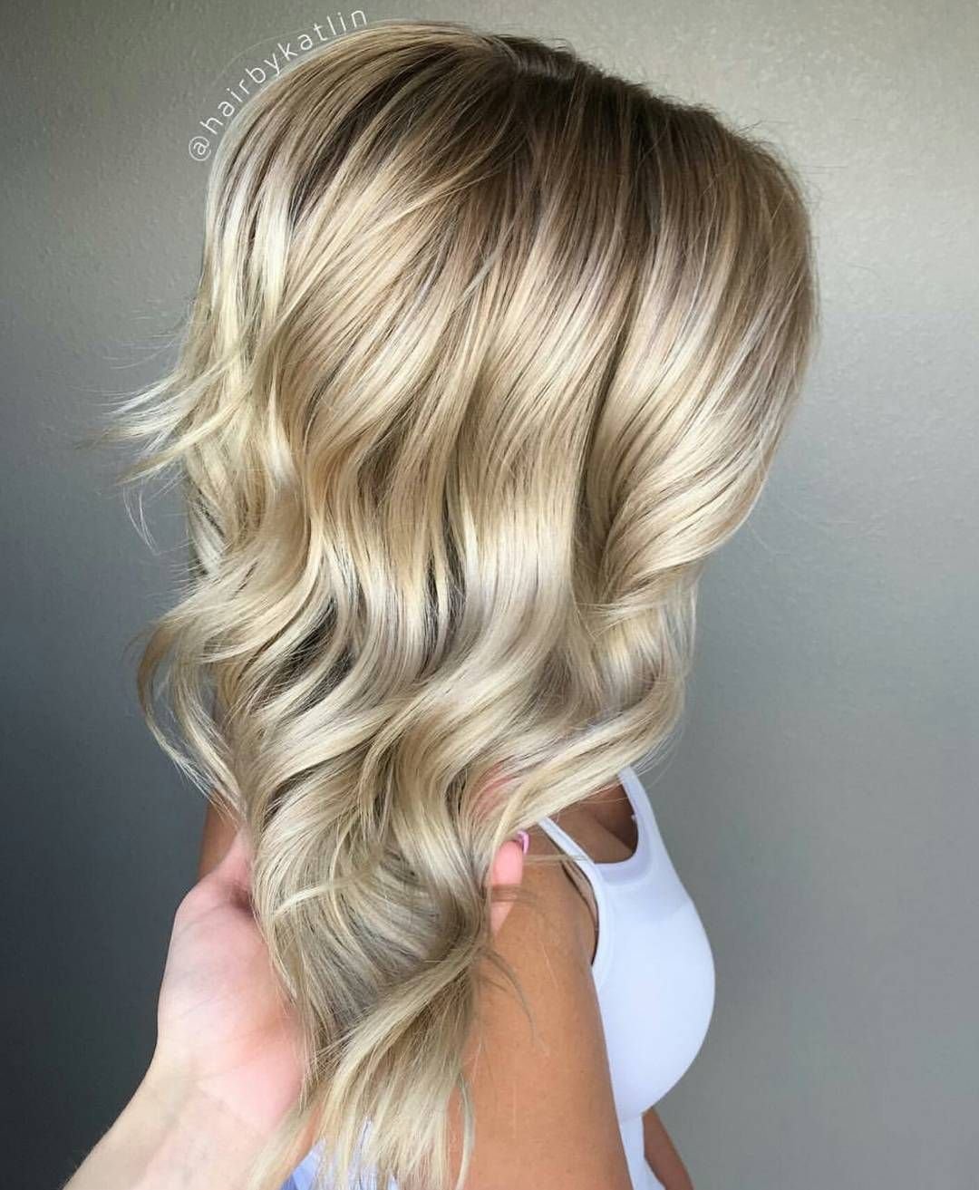 Baby blonde окрашивание