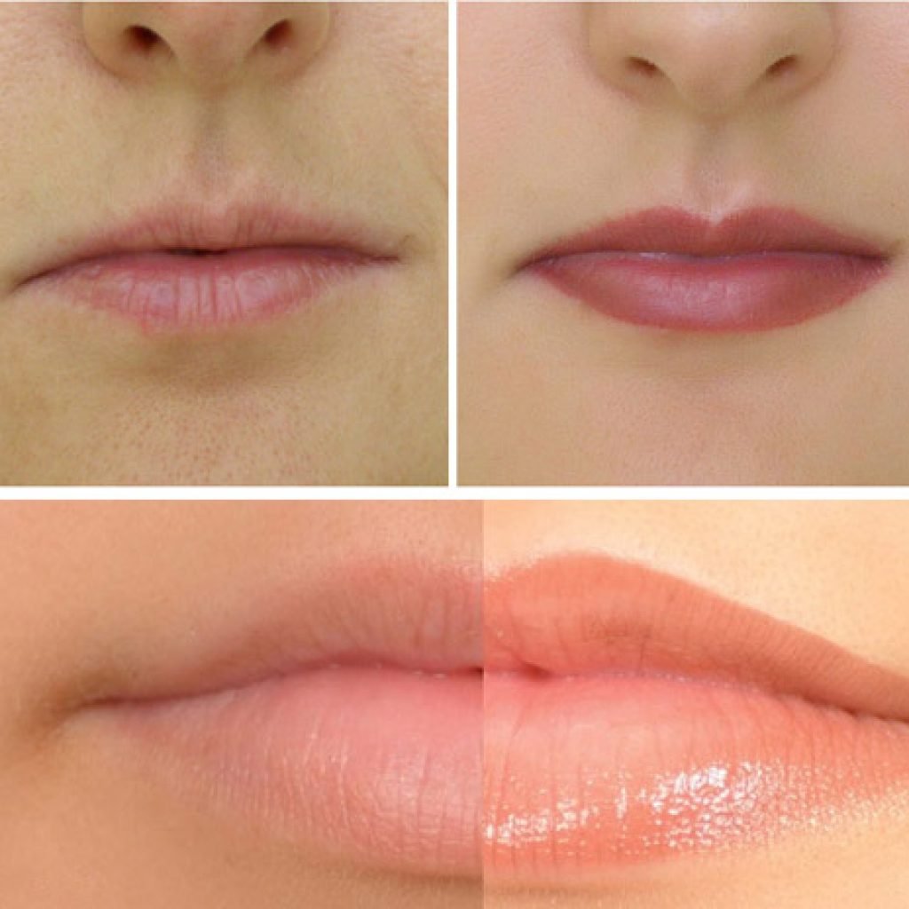 Перманентный губ после коррекция. Перманентный макияж губ. Перманент губ. Татуаж губ до и после. Перманентный макияж на тонкие губы.