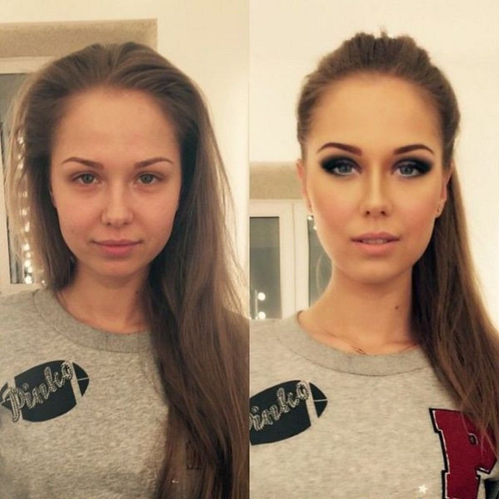 Девушка без косметики страшная