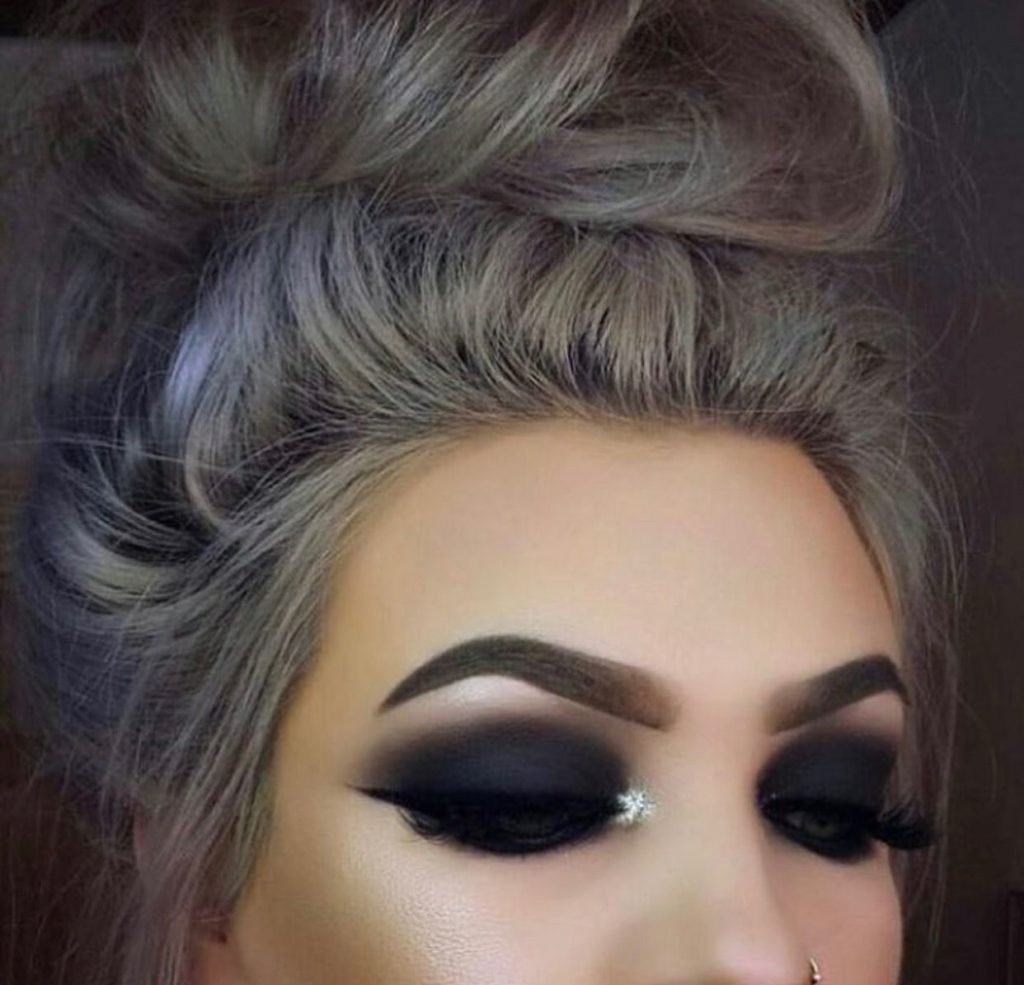 Макияж Блэк айс