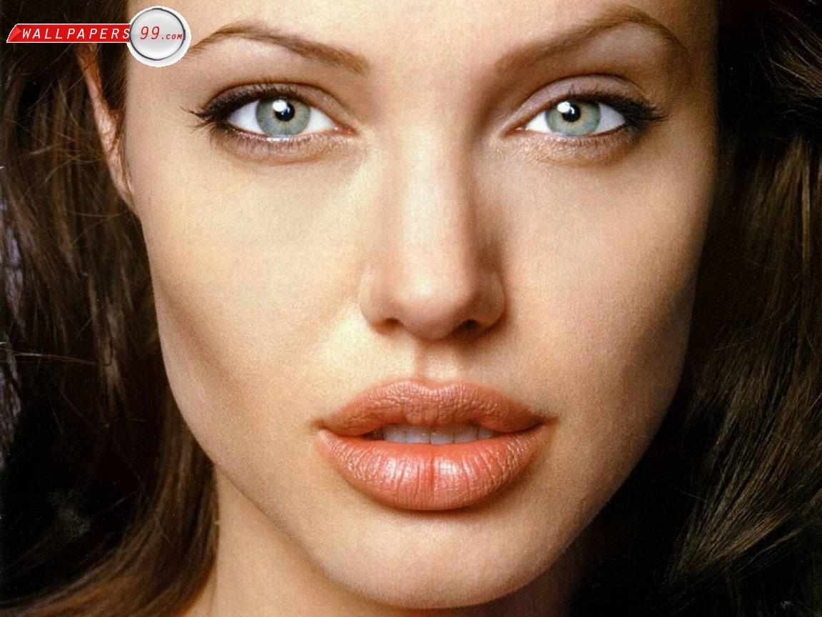 Анджелина Джоли лицо