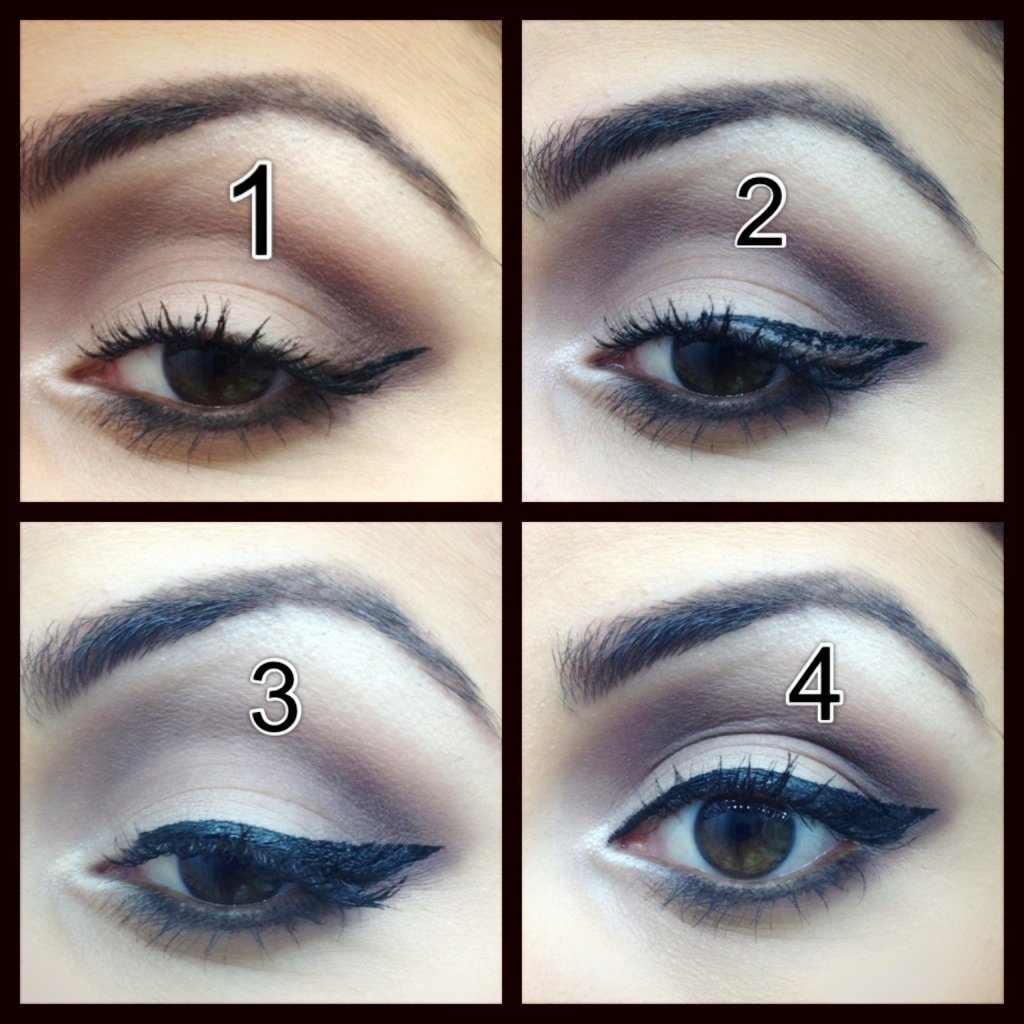 Cat Eyes макияж пошагово