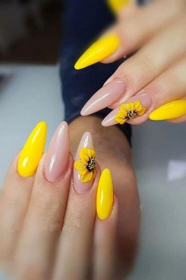 Летний маникюр френч