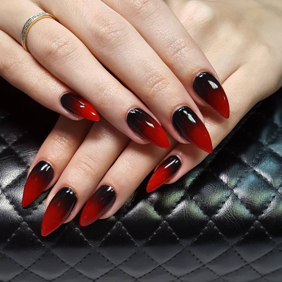 Shellac лунный френч красный