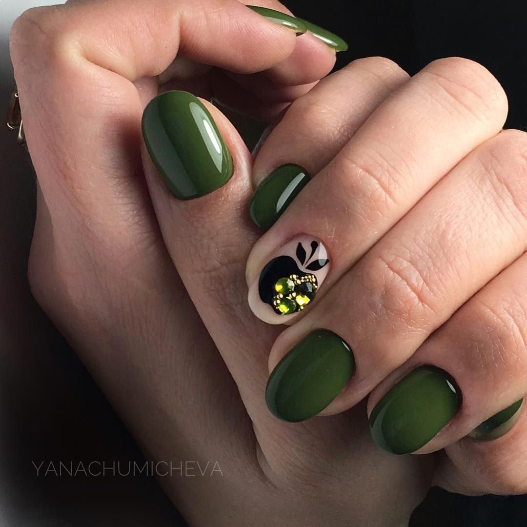 Гель лак OPI зеленый