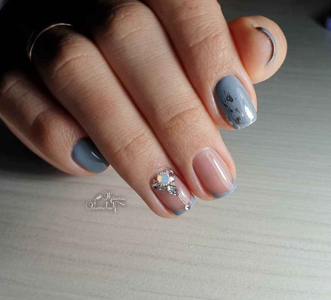 Серый френч стяжка френч