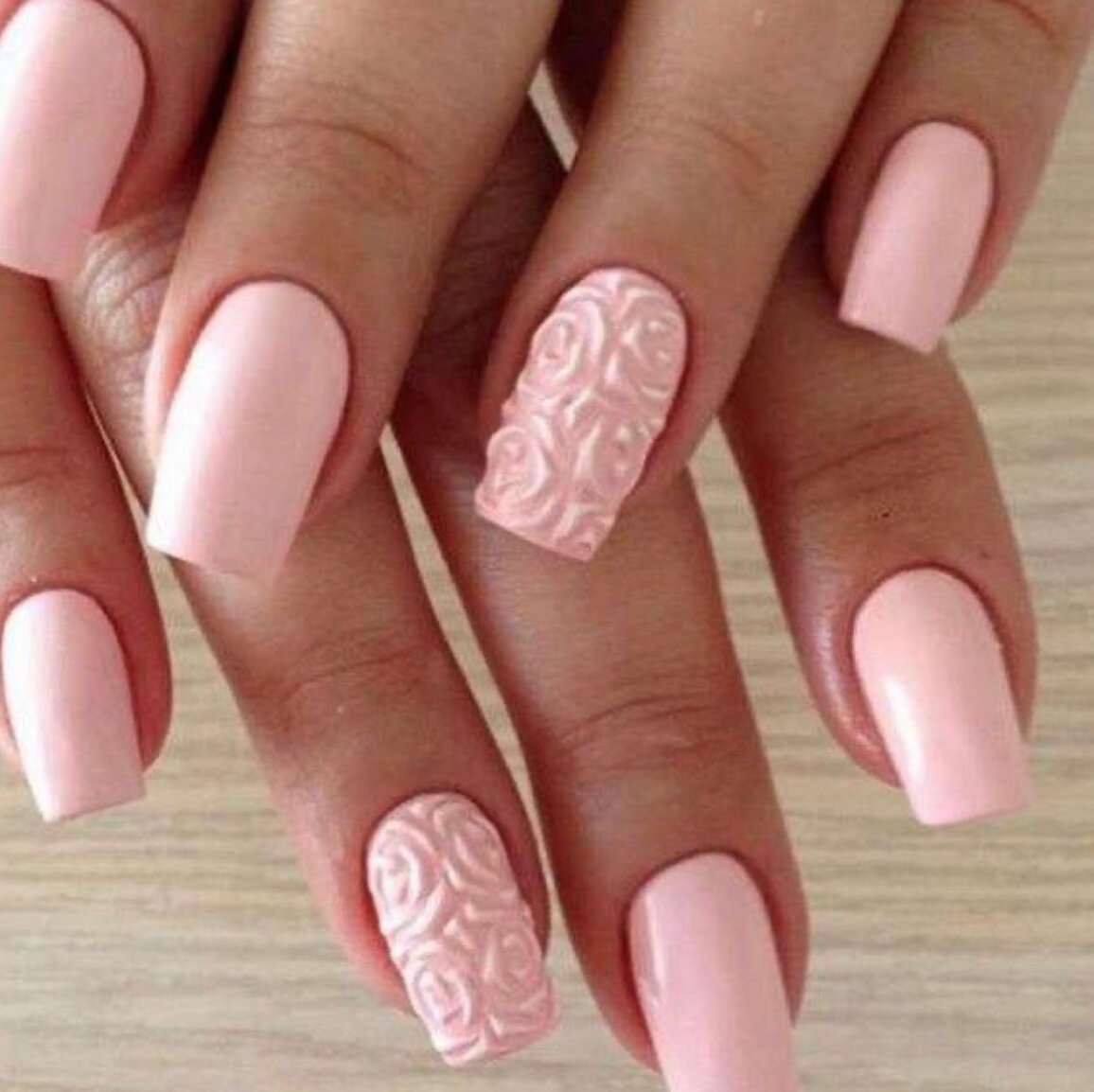 Дизайн Коротких Ногтей В Розовых Тонах
