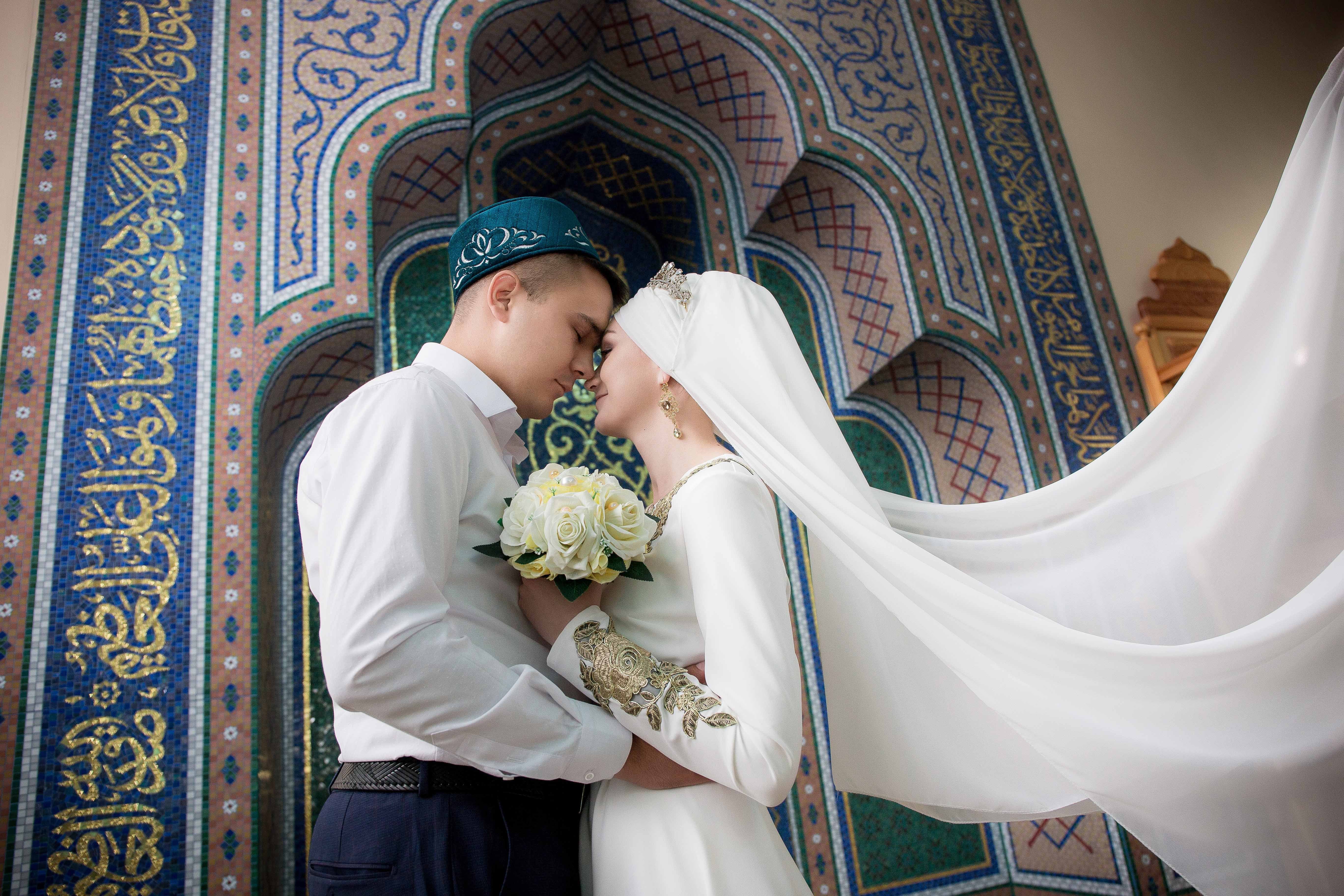 Замужество в исламе. Татарская невеста никаха. Никях Памир. Имам Никях. Никах в мечети.