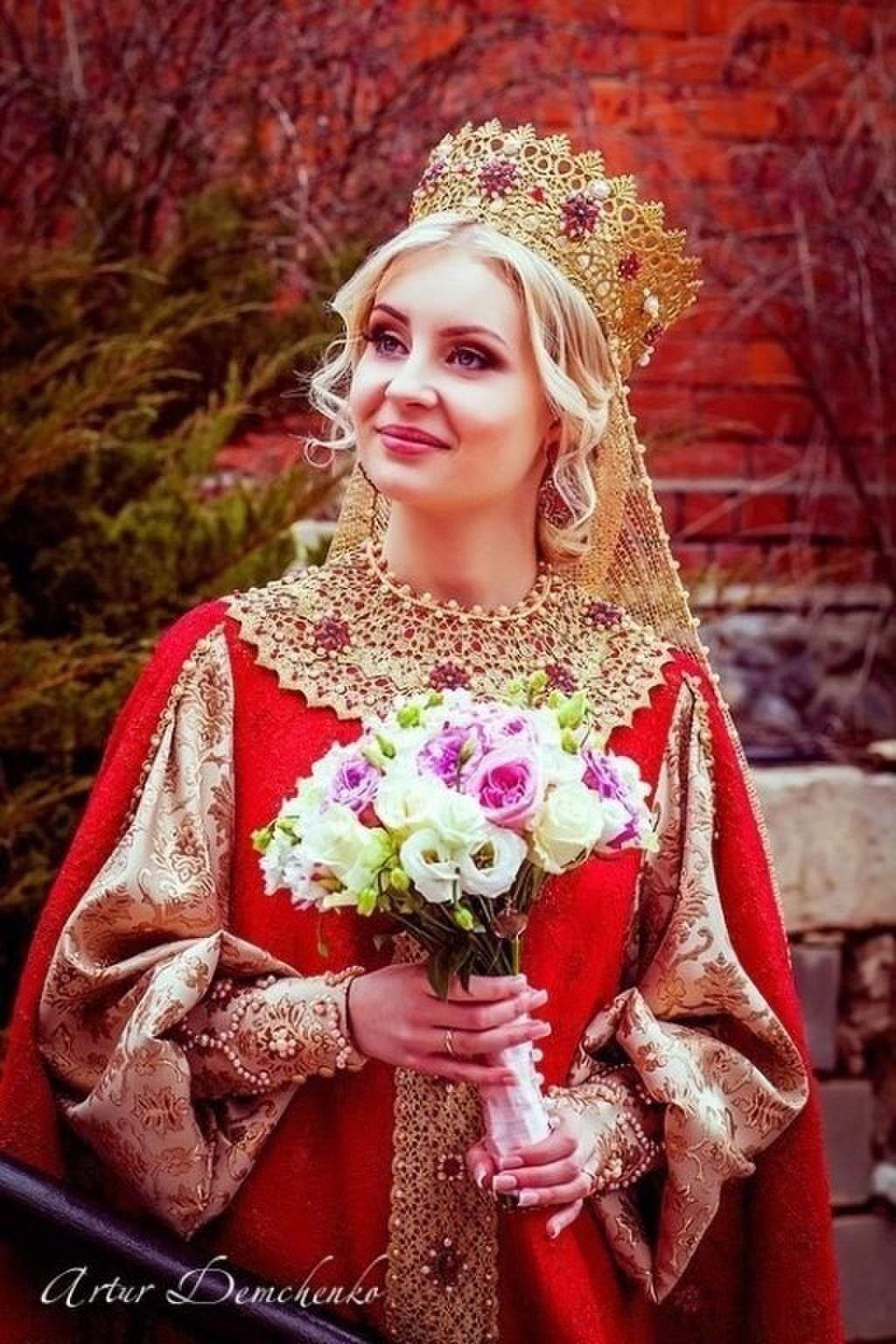 Невеста в русском стиле