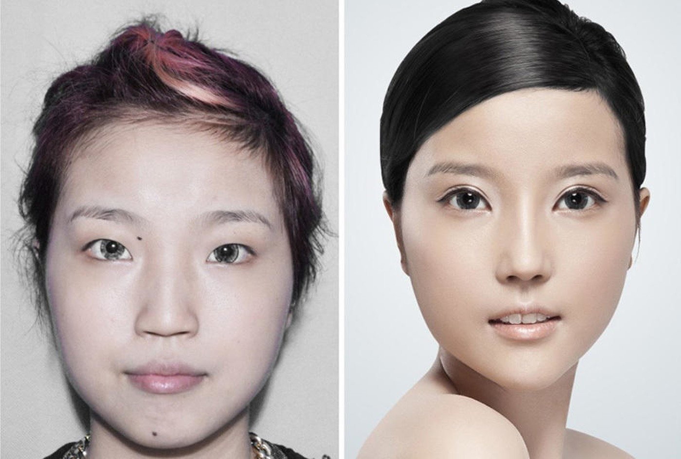 Узкий разрез глаз какая раса. Пластика азиатских век сингапури. Кореянки до и после операции. Кореянки до и после пластики глаз. Азиаты до и после пластики.