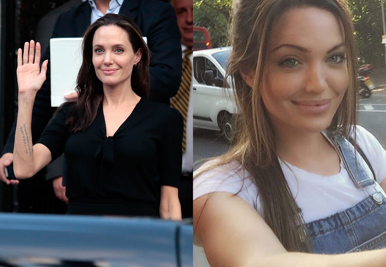 Нос Анджелины Джоли до и после