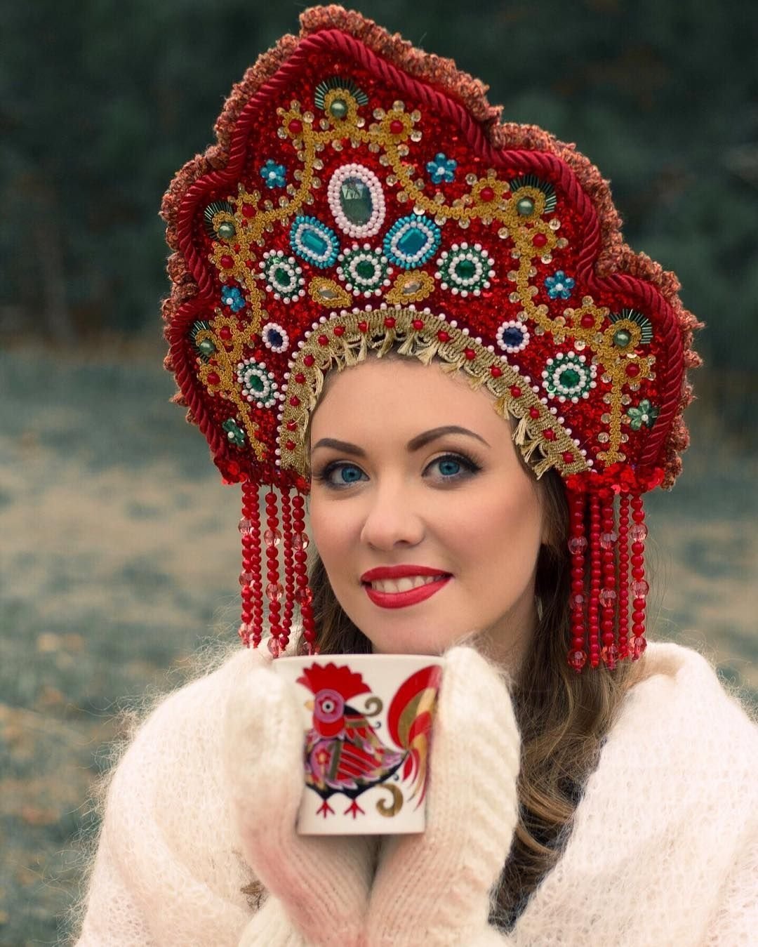 Кокошники русский стиль Маргарита Карева