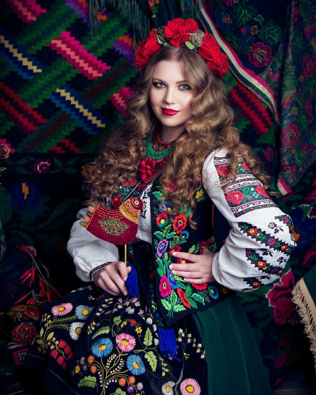 Фотосессия в стиле русской красавицы