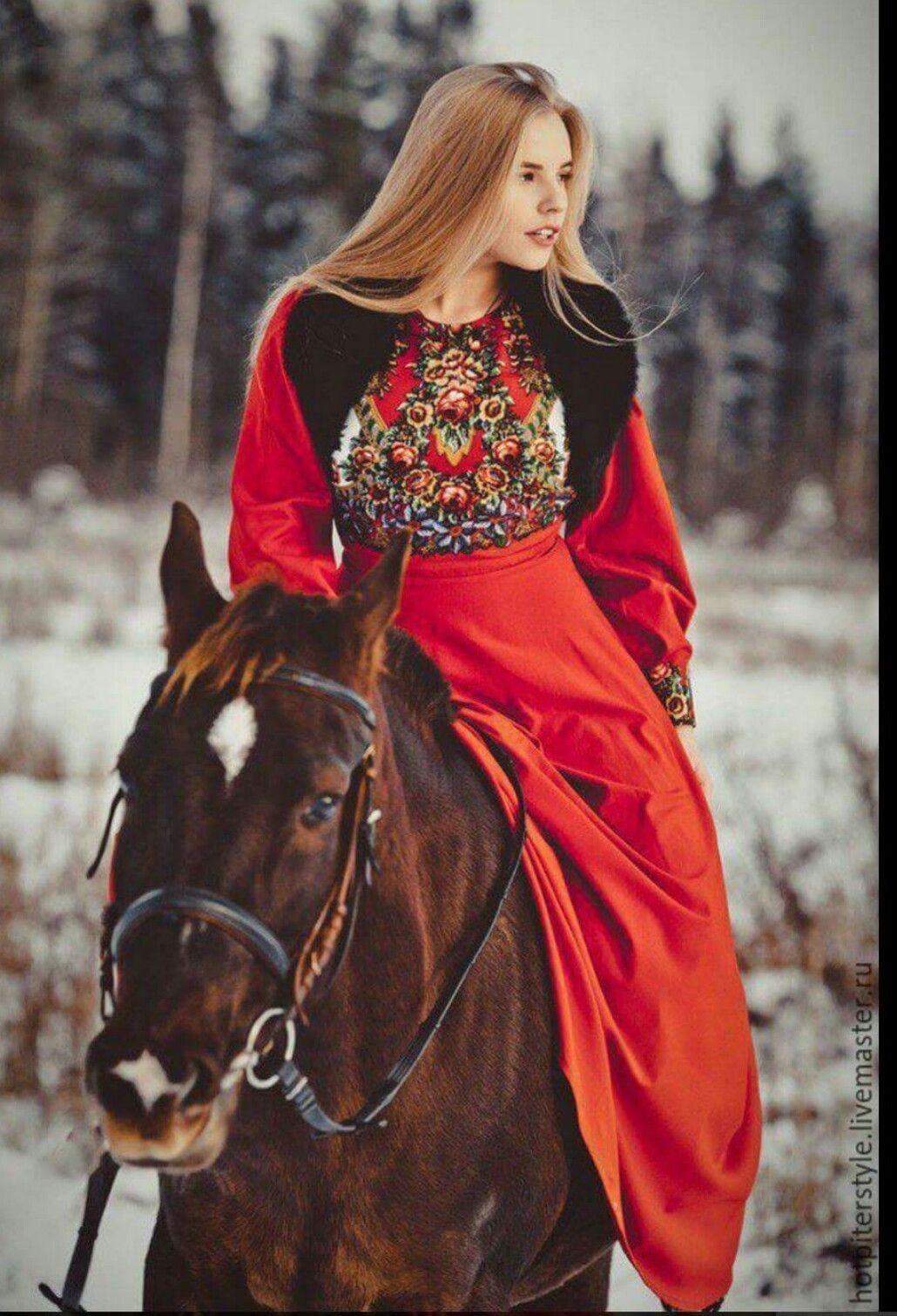 Фотосессия в русском стиле