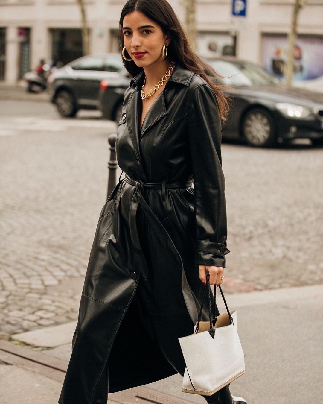 Street Style черный тренч