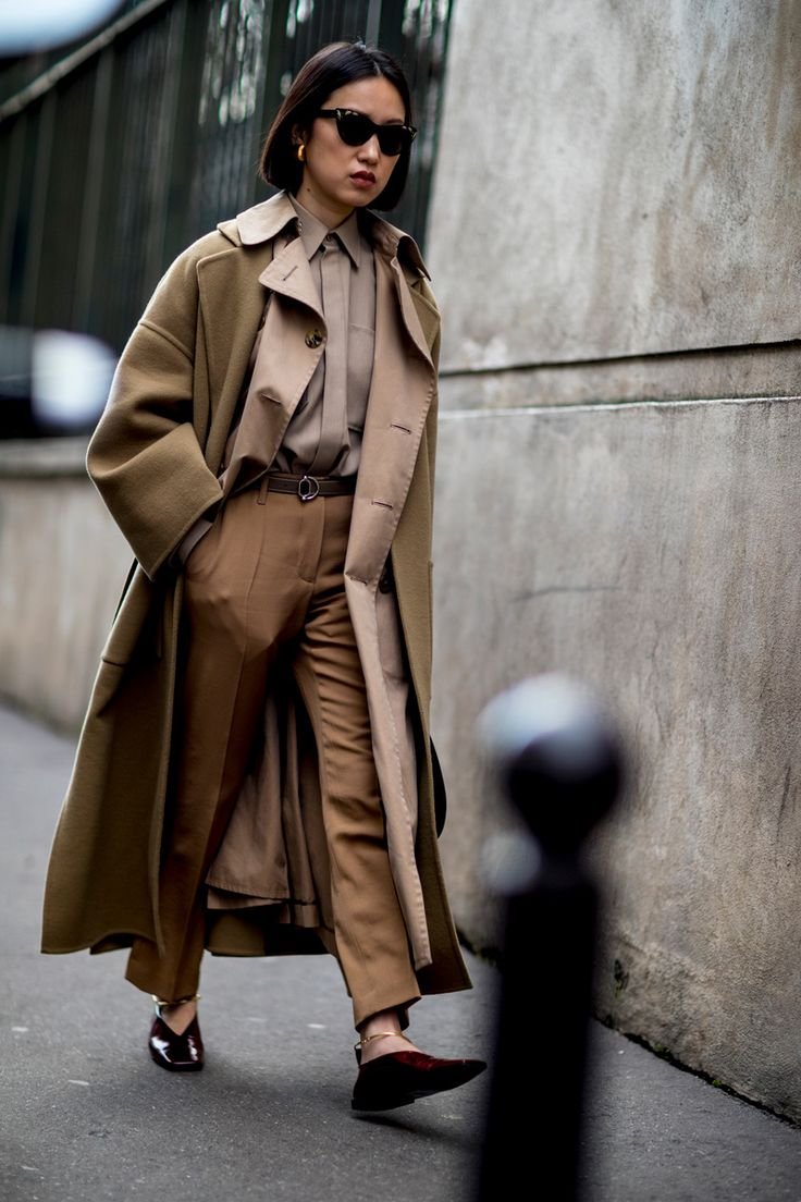 Плащ тренч 2020 Street Style