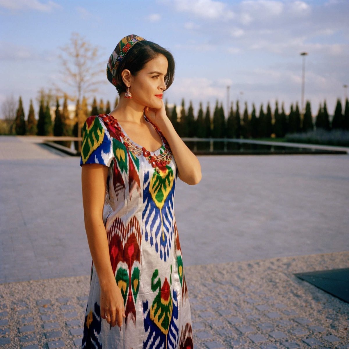 Платье в таджикском стиле