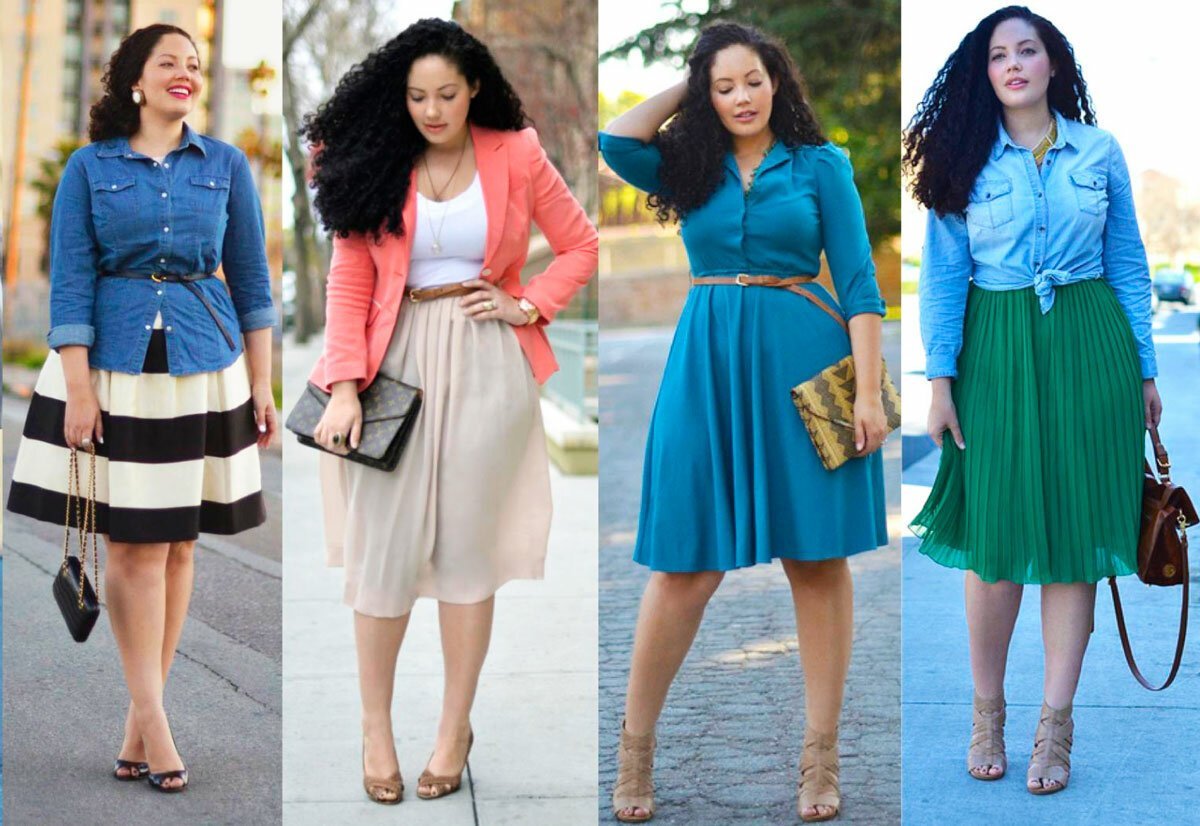 Мода Plus Size curvy