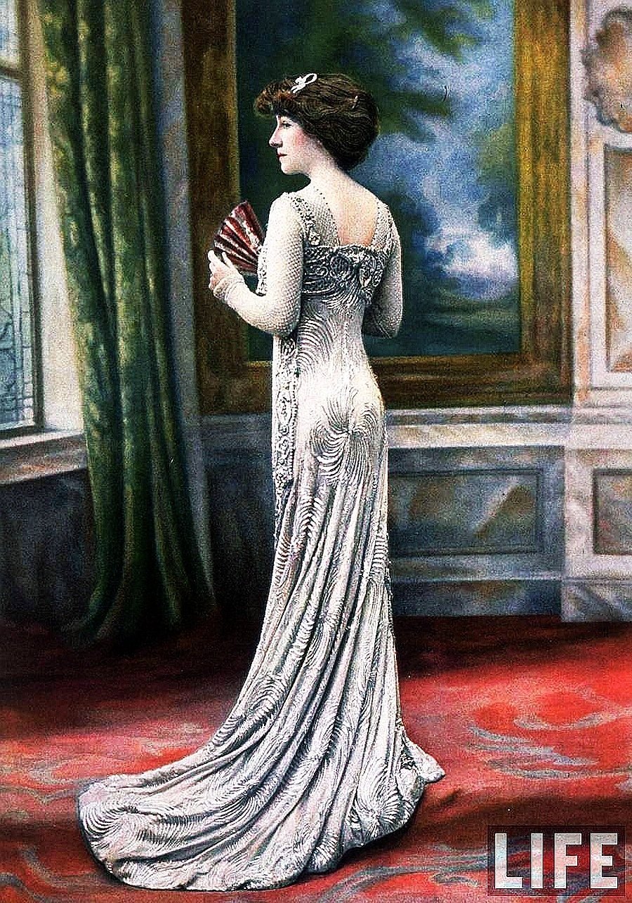 Французская мода 1900г