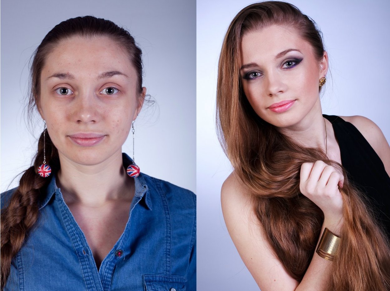 Девушки без косметики