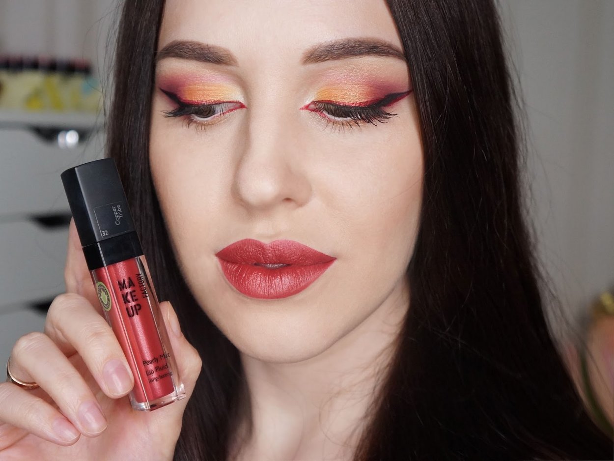 Make up Factory флюид для губ перламутровый матовый устойчивый Pearly mat Lip Fluid Longlasting