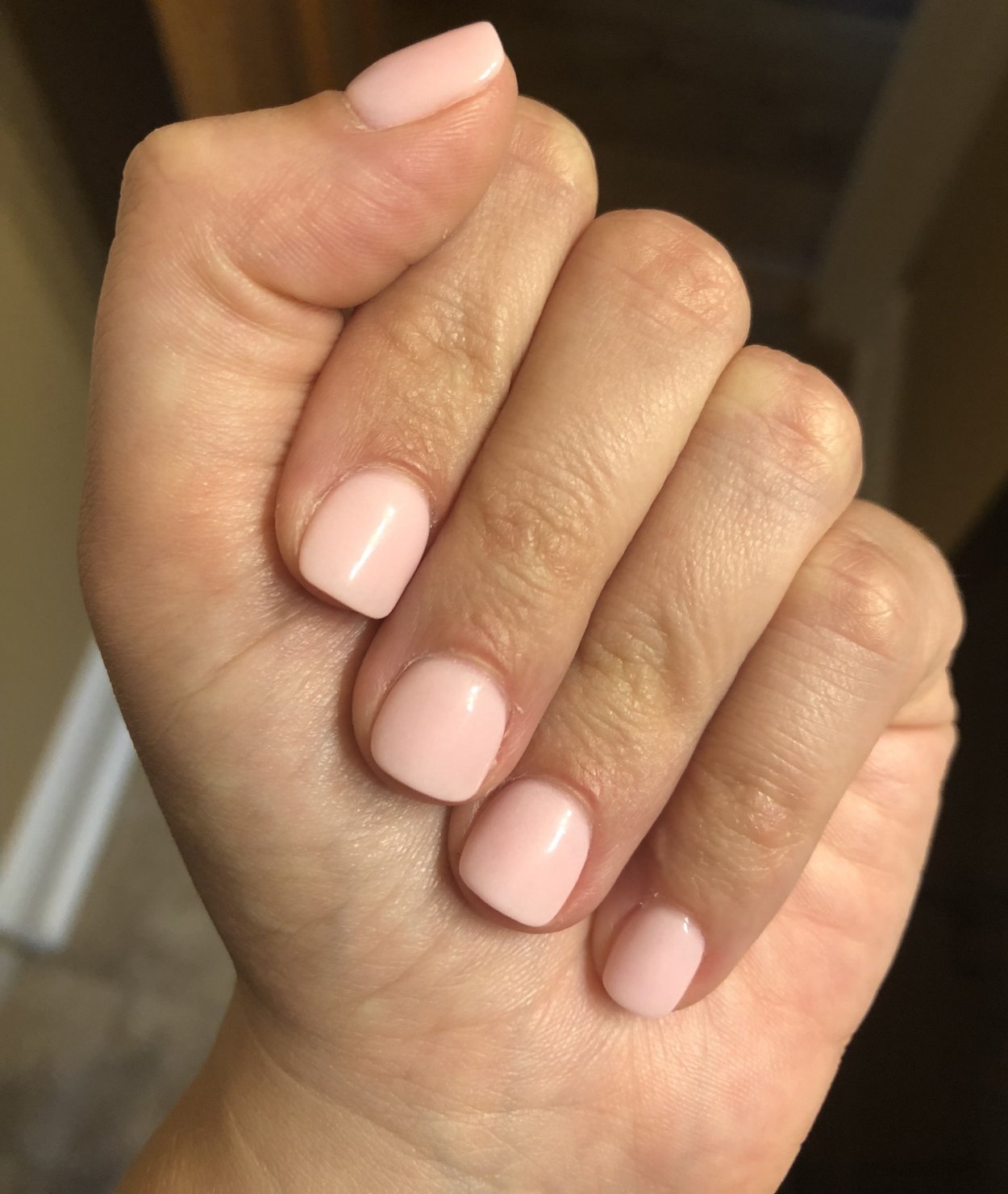 Короткие натуральные ногти