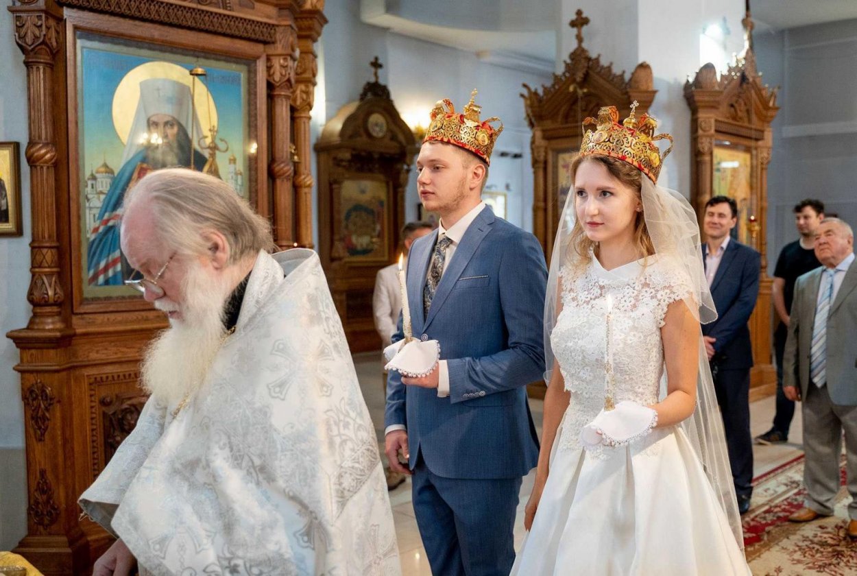 Венчание в Спиридоновском храме Самара Екатерина и Сергей