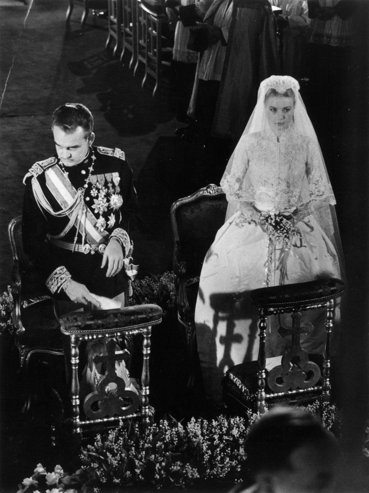 Грейс Келли свадьба апрель 1956