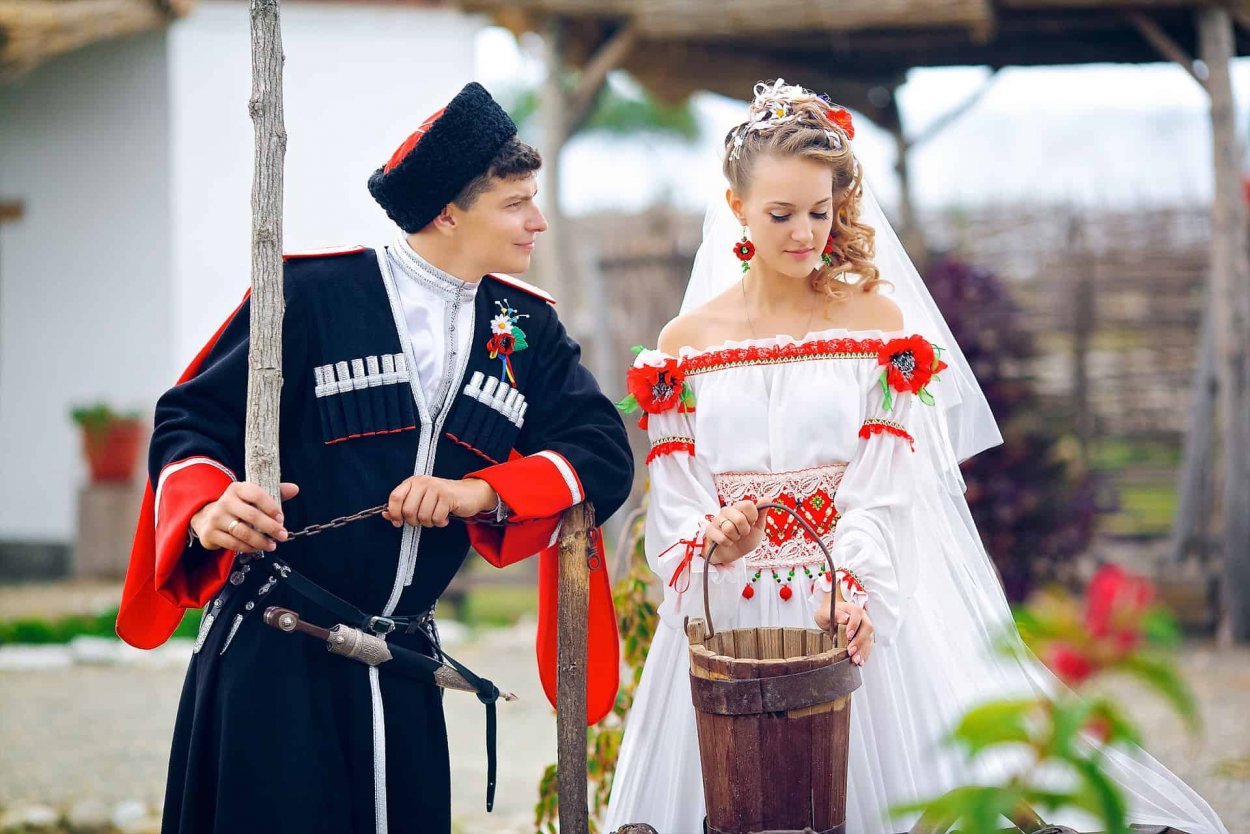 Казачий свадебный наряд