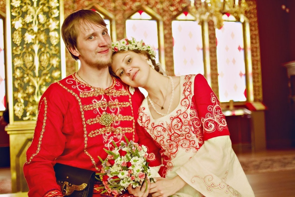 Свадьба в русском стиле