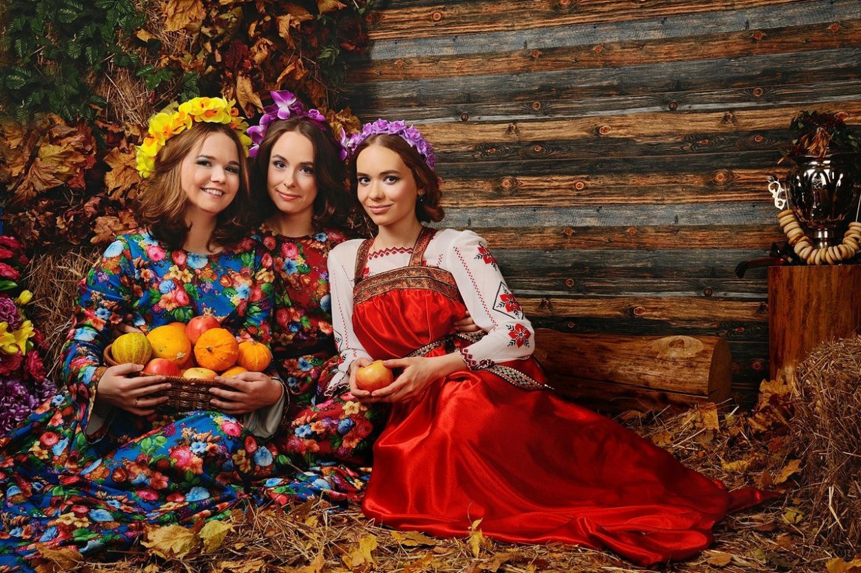 Фотосессия в народном стиле