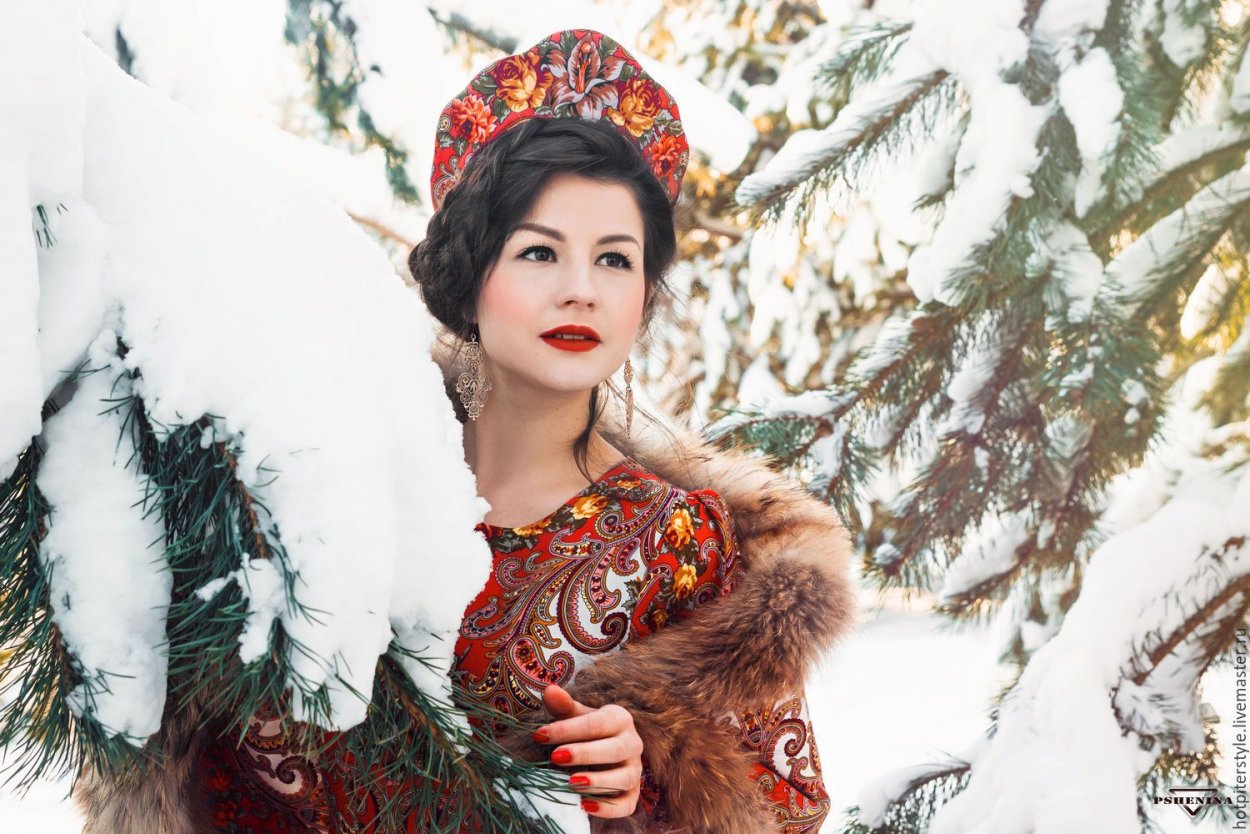 Фотосессия в стиле русской зимы