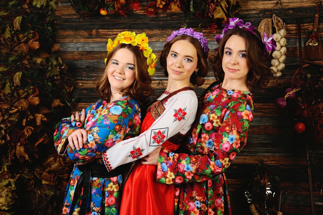 Фотосессия в русском стиле
