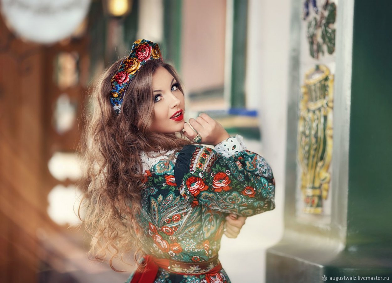 Фотосессия в русском стиле