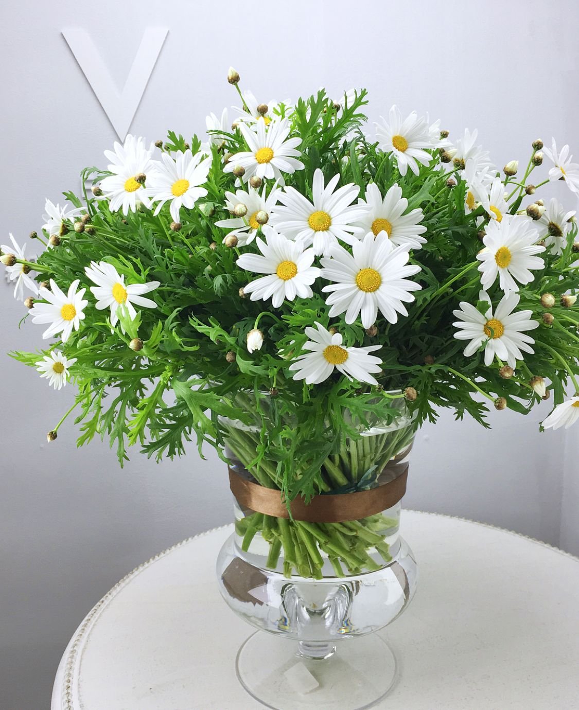 Шикарный букет ромашек