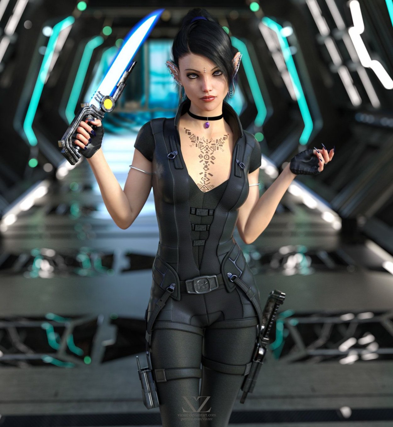 Cyberpunk 2077 гейша