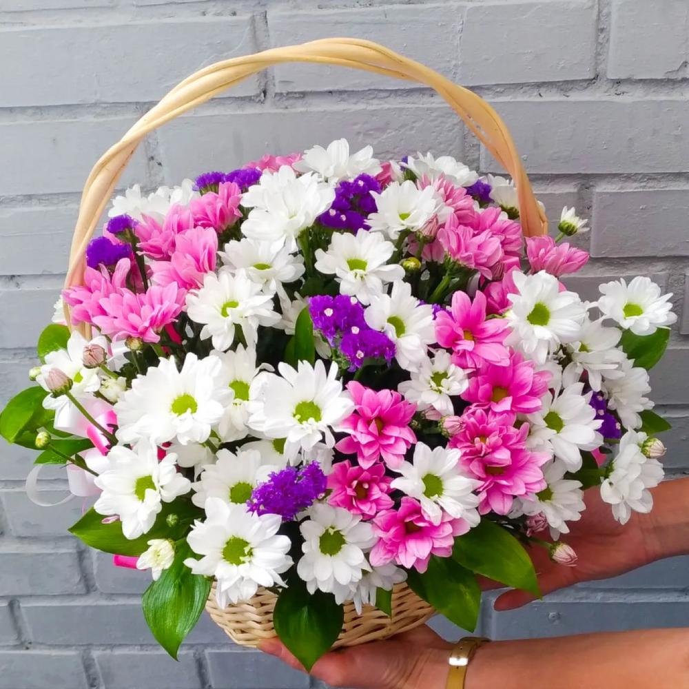 Композиция из хризантем