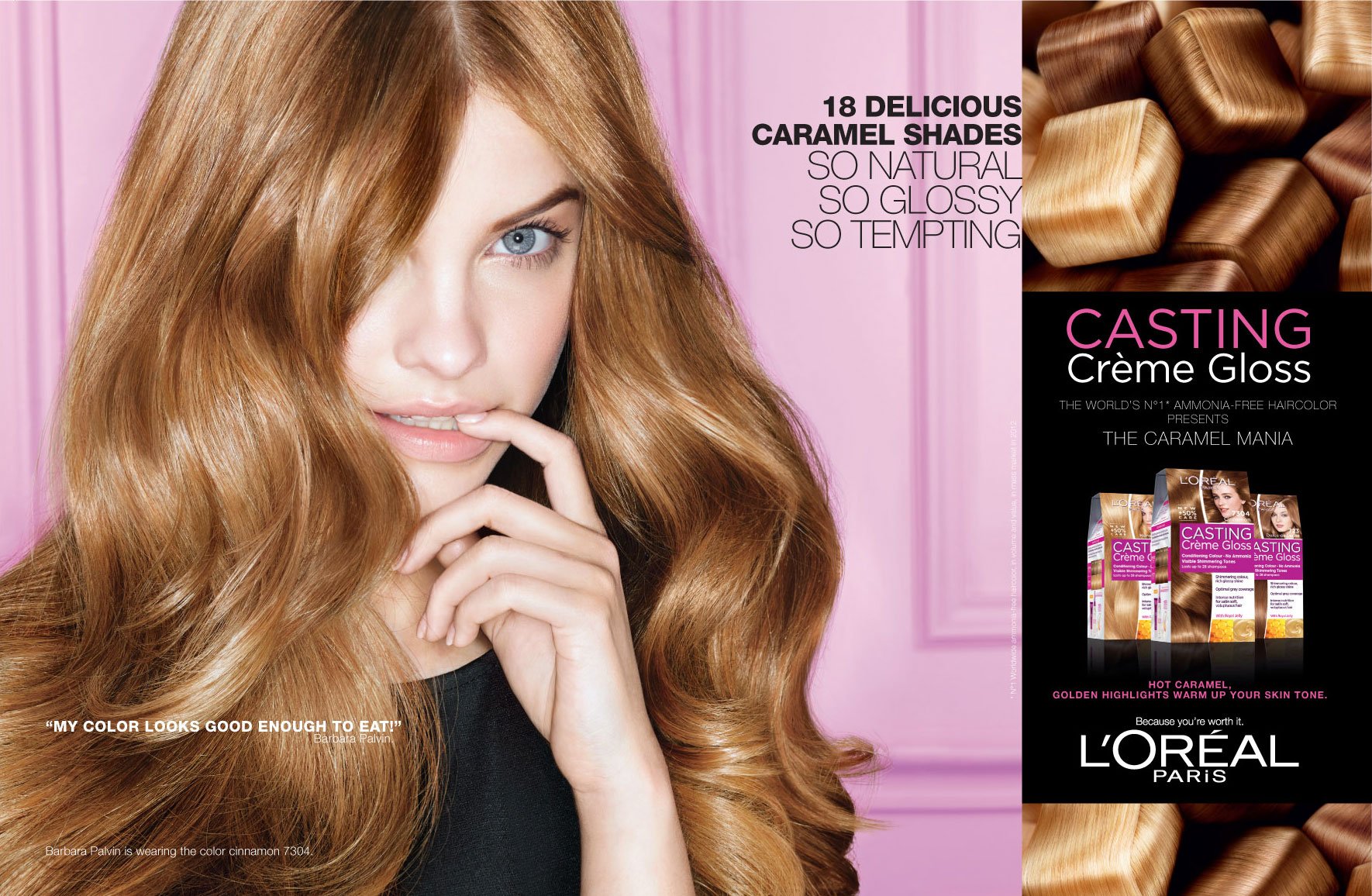 Новая реклама краски для волос от лореаль