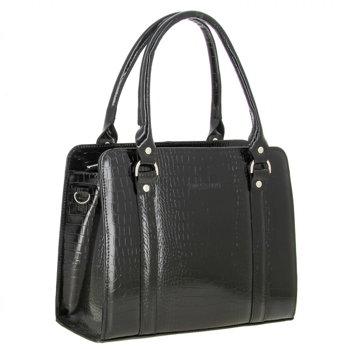 Женская кожаная сумка 13085 Black